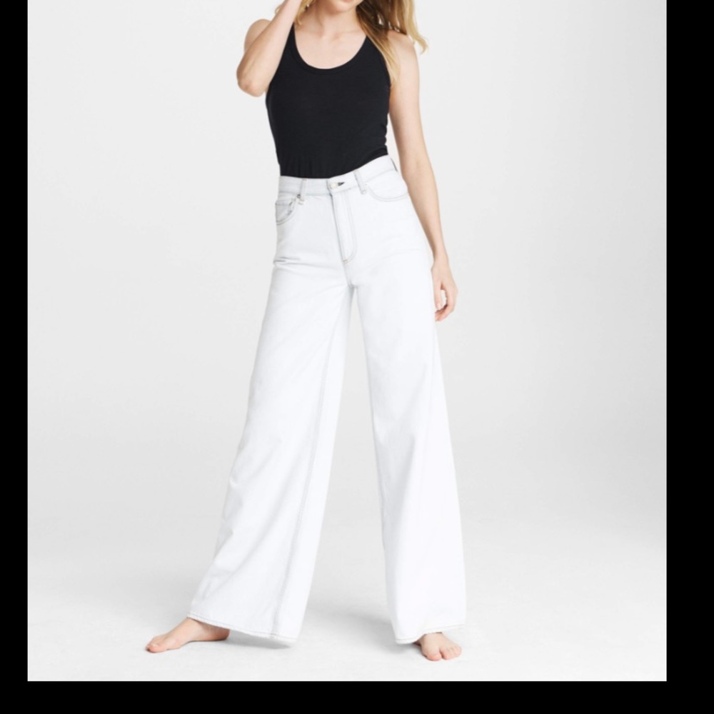 NWT Rag & Bone Ruth Super HighRise Wide Leg Jeans - Picture 2 of 6